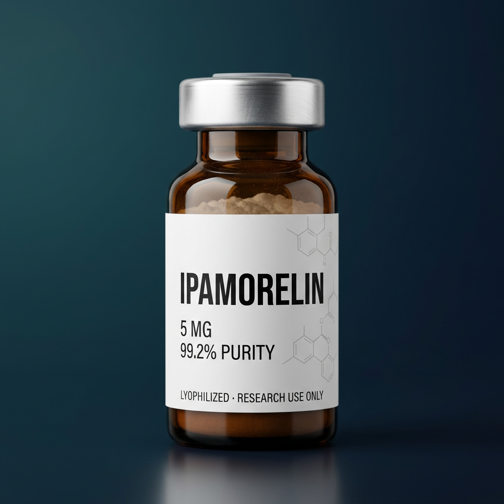 Ipamorelin premium peptide vial